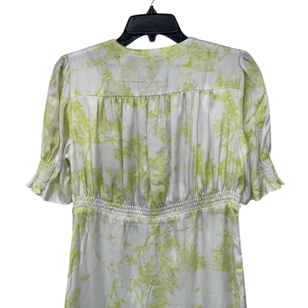 NWT ALLSAINTS | Citrus Yellow Demi Marama‎ Dress 6